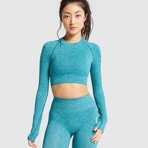 Gymshark Adapt Seamless Long Sleeve Crop Top